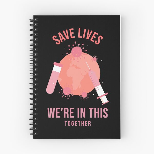 Item preview, save lives we are in this together, vaxer, vaccinated, anti vaccine designed and sold by cathelkav.