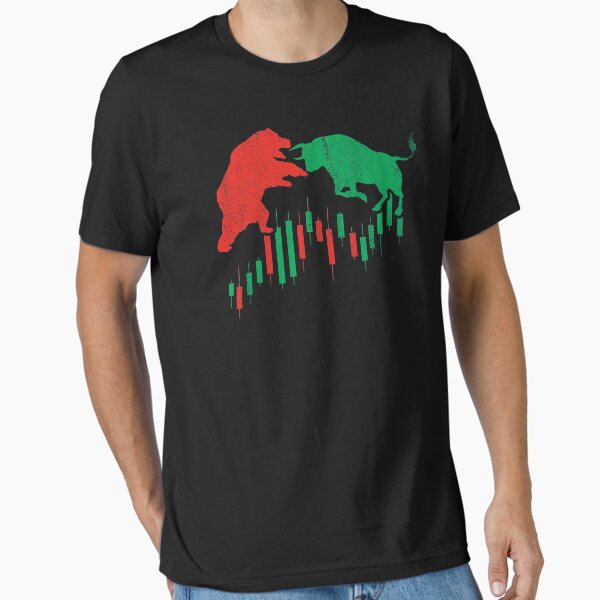 Item preview, Day Trader Bull Bear Stock Investor Investing Trading Cryptocurrency Forex designed and sold by shoptshirtswag.