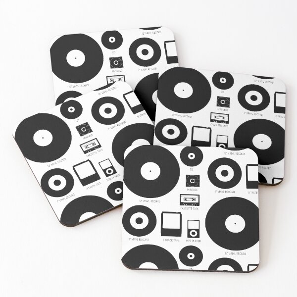 Item preview, Audio Anachronist - Music Format History Icons designed and sold by STUDIO-72.