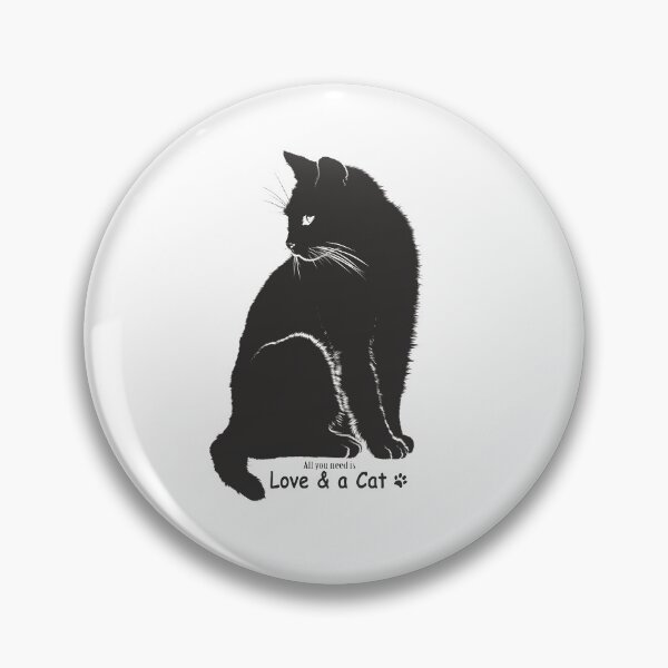 Item preview, Love & Cat designed and sold by SkyDawnPrints.