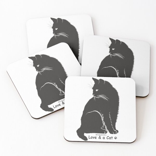 Item preview, Love & Cat designed and sold by SkyDawnPrints.