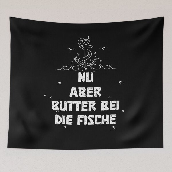 Item preview, Hamburg Fan Saying Anchor Butter Fish designed and sold by AOCreativeProd.