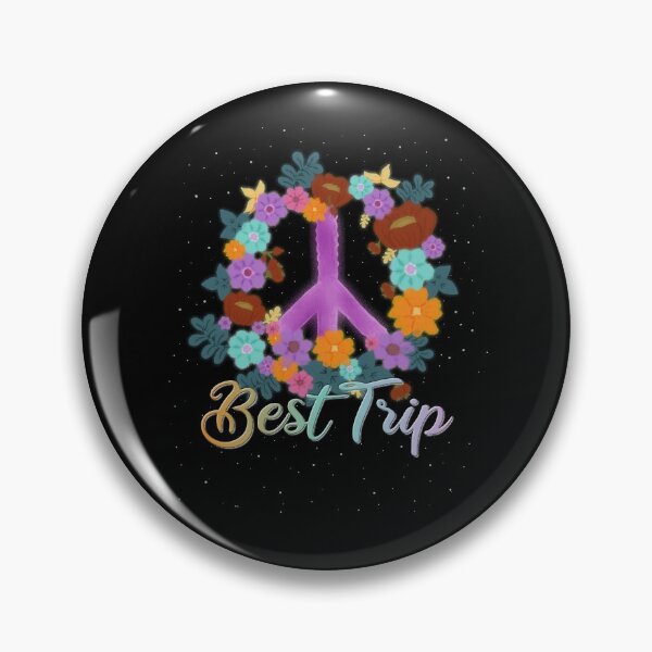 Item preview, Trip Peace Hippies Psychedelic Aesthetic designed and sold by AOCreativeProd.