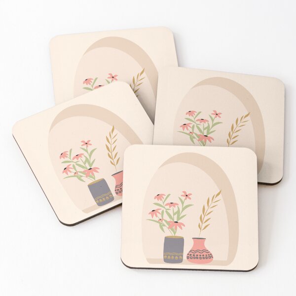 Item preview, Potteries And Flowers On The Window designed and sold by ArunikaPrints.