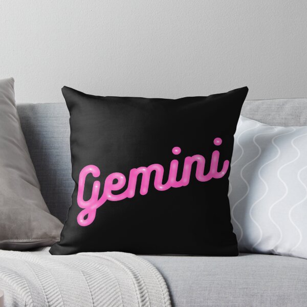 Item preview, Gemini Astrological sign in pink shiny letters designed and sold by Gerhanj.