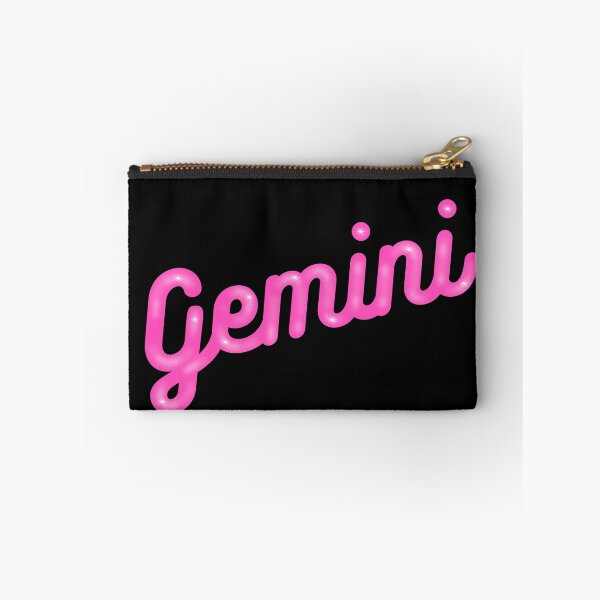 Item preview, Gemini Astrological sign in pink shiny letters designed and sold by Gerhanj.