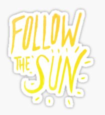 Follow the Sun Sticker