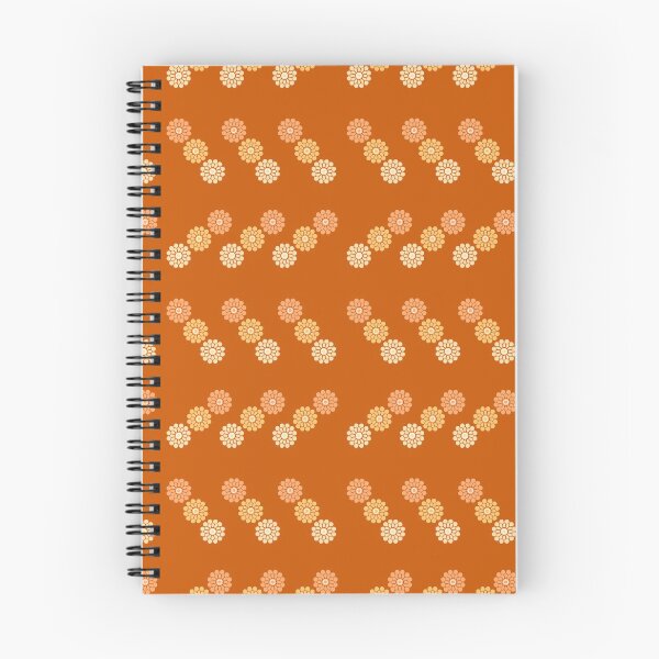 Item preview, Burnt Orange / Marron Orange - Simple Floral Pattern designed and sold by Sajuade.