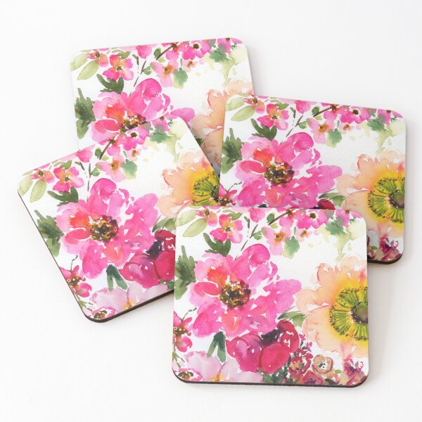 Item preview, flores rosas con peonias designed and sold by kosarandrea.