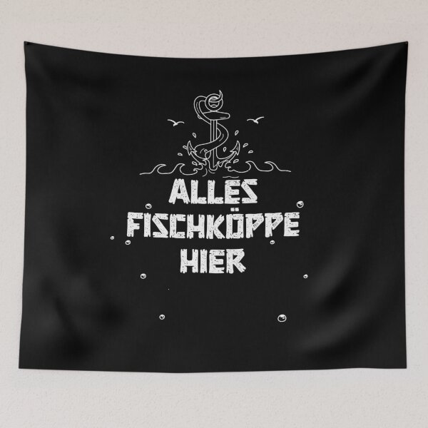 Item preview, Hamburg Fan Saying Anchor Fish Head designed and sold by AOCreativeProd.