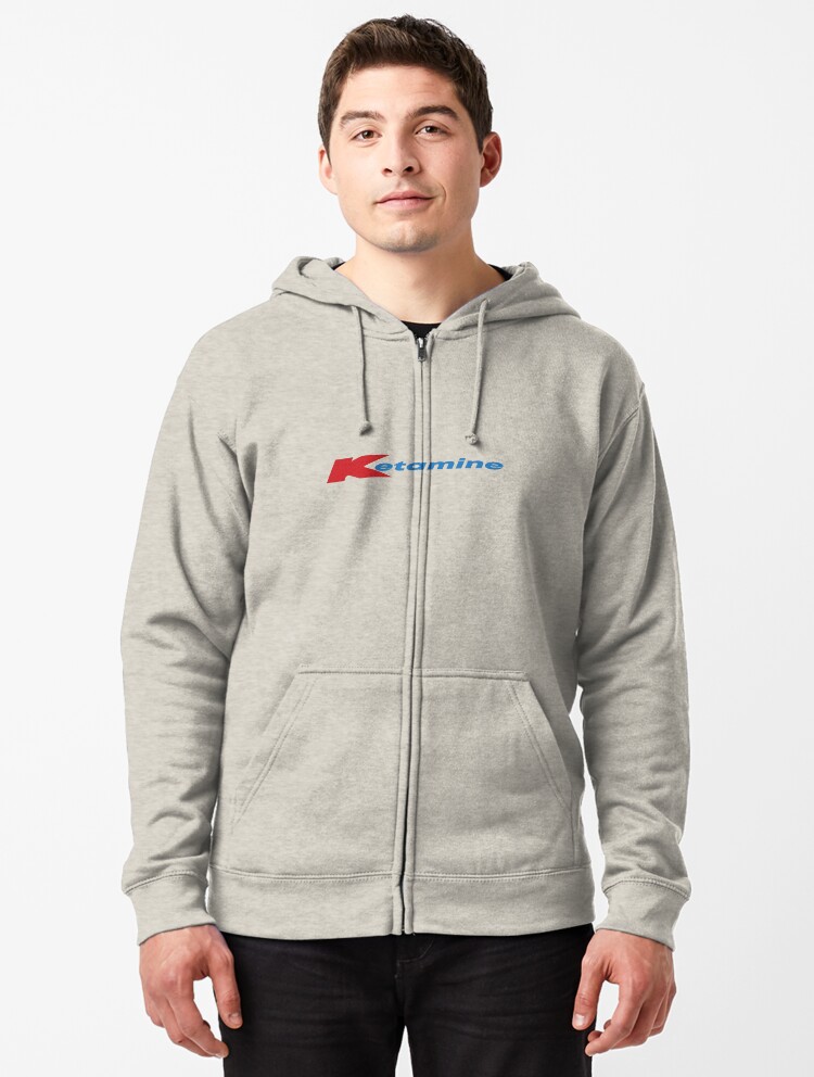 Jacket Grey Zip Up Hoodie Kmart Ketamine Kmart Logo