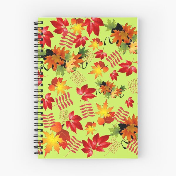 Item preview, YELLOW RED MAPLE LEAVES FALLING AUTUMN PATTERN  designed and sold by samArtline.
