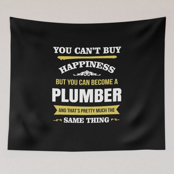 Item preview, Happiness Is Being A Plumber designed and sold by HichamGreen.