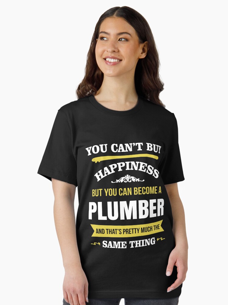 Thumbnail 2 of 7, Essential T-Shirt, Happiness Is Being A Plumber designed and sold by HichamGreen.