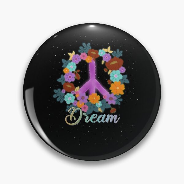 Item preview, Dream Peace Hippies Retro Galaxy designed and sold by AOCreativeProd.