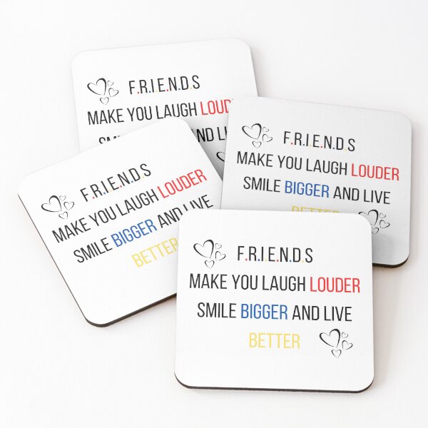 Item preview, Friends make you laugh louder, smile bigger and live better.  designed and sold by chicwear.