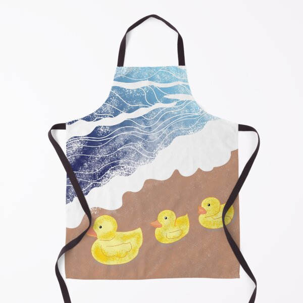 Item preview, Rubber ducks and ocean waves on the beach designed and sold by Catherine  Milchard.