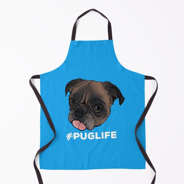 Item preview, #Puglife Blue designed and sold by Petcetera.