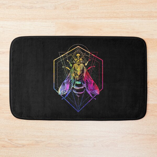 Item preview, Bee Insect Sacred Geometry Theme Design Save The Bees designed and sold by NomYen ..