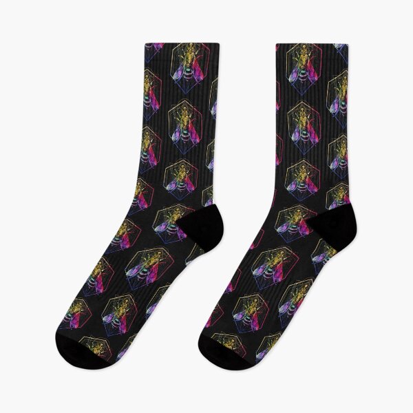 Item preview, Bee Insect Sacred Geometry Theme Design Save The Bees designed and sold by NomYen ..