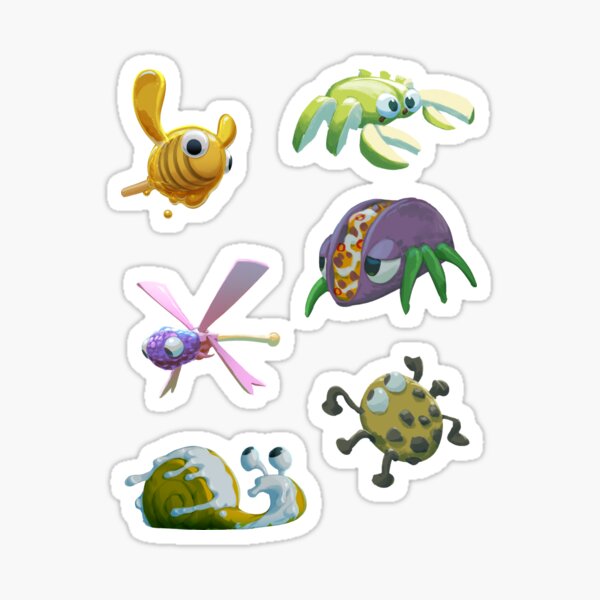 Item preview, Bugsnax Sticker Pack designed and sold by Brookerino.