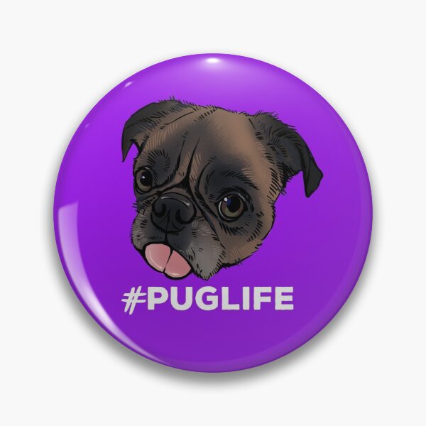 Item preview, #Puglife Purple designed and sold by Petcetera.