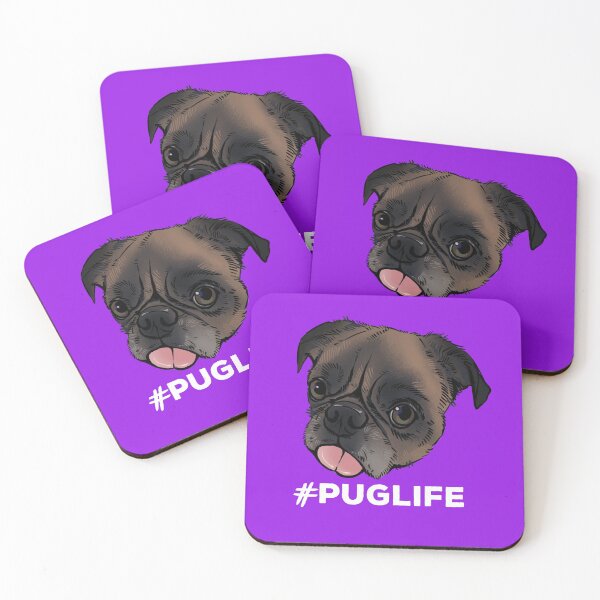 Item preview, #Puglife Purple designed and sold by Petcetera.