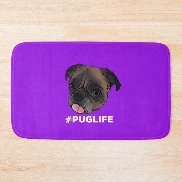 Item preview, #Puglife Purple designed and sold by Petcetera.