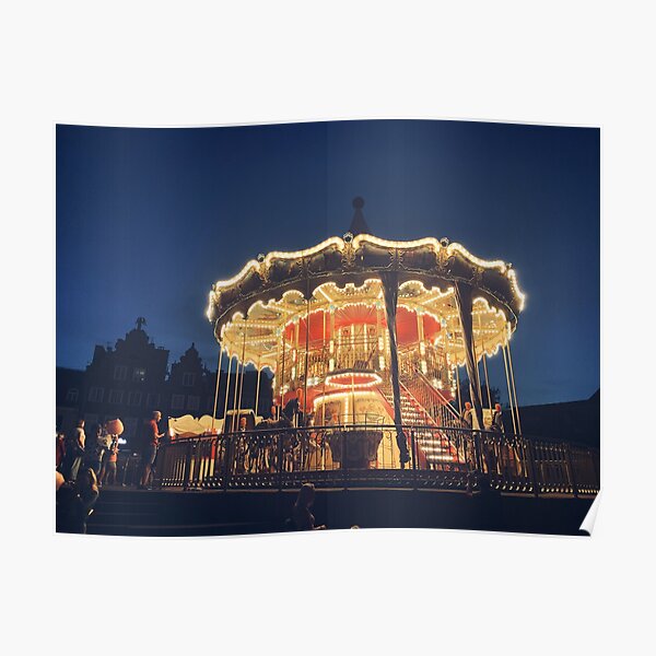 Posters Sur Le Theme Carrousel Redbubble