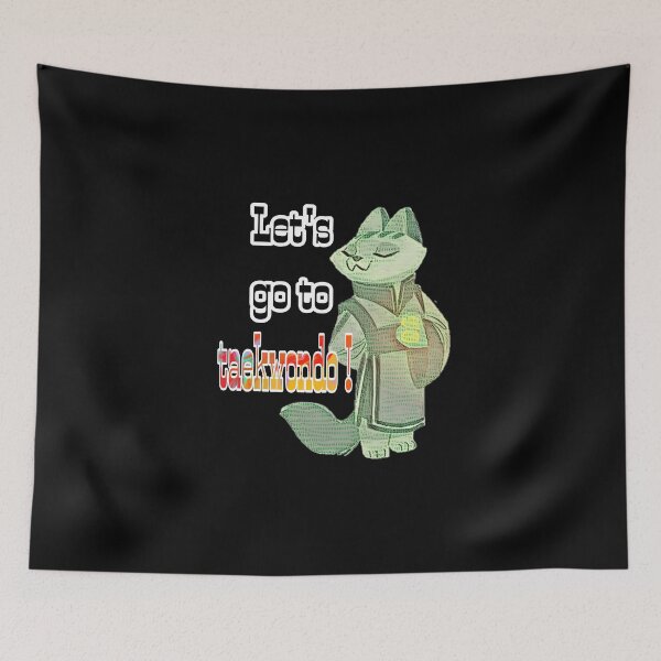 Item preview, Let's go to taekwondo! Karate cat designed and sold by Drawartista.