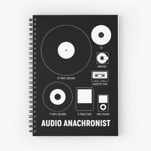 Item preview, Audio Anachronist - Music Format History Icons (On Black) designed and sold by STUDIO-72.