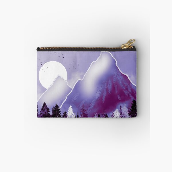 Item preview, Purple mountains and moon designed and sold by Catherine  Milchard.