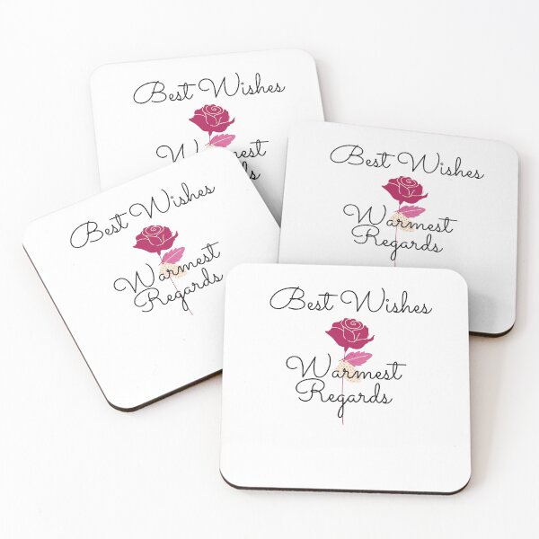 Item preview, Best Wishes Warmest Regards Red Rose designed and sold by rpgtrendz.