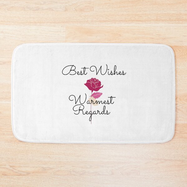 Item preview, Best Wishes Warmest Regards Red Rose designed and sold by rpgtrendz.