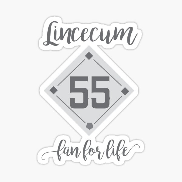 Tim Lincecum Jersey Sticker Sticker for Sale by batesyadi3