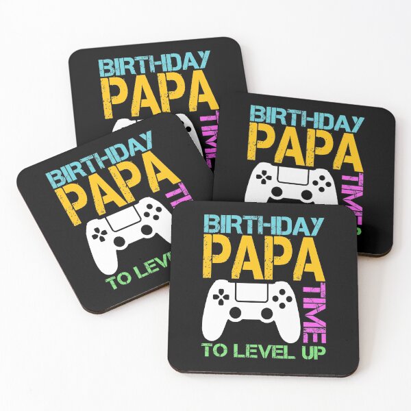 Item preview,  Birthday Papa Time To Level Up Video Gamer designed and sold by MinsND.