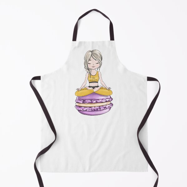 Item preview, Yoga Girls Lotus Pose Namaste Cheat Day Om Nom Nom designed and sold by CreativeBu.