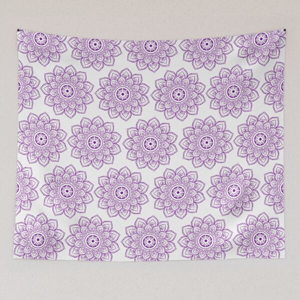 Item preview, Ornamental pattern with purple color designed and sold by NikitaAg.