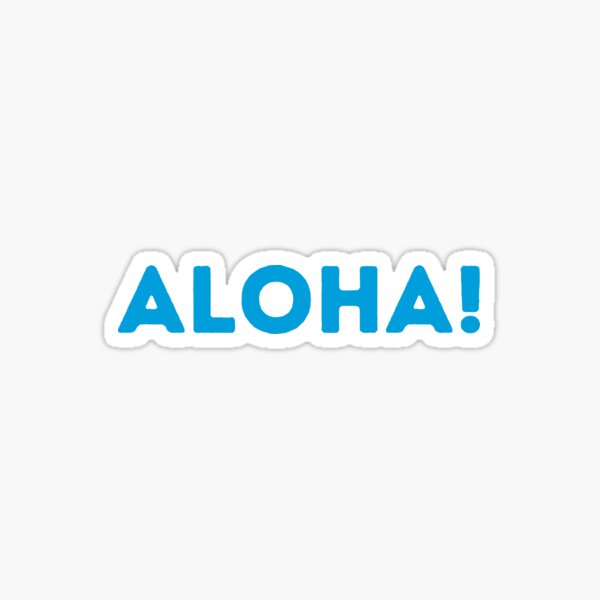 Salesforce Aloha - The Greetings Sticker