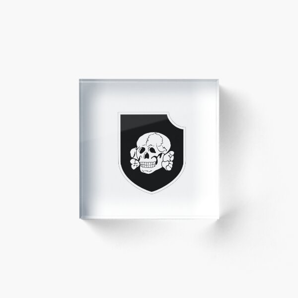 skull insignia Acrylic Block