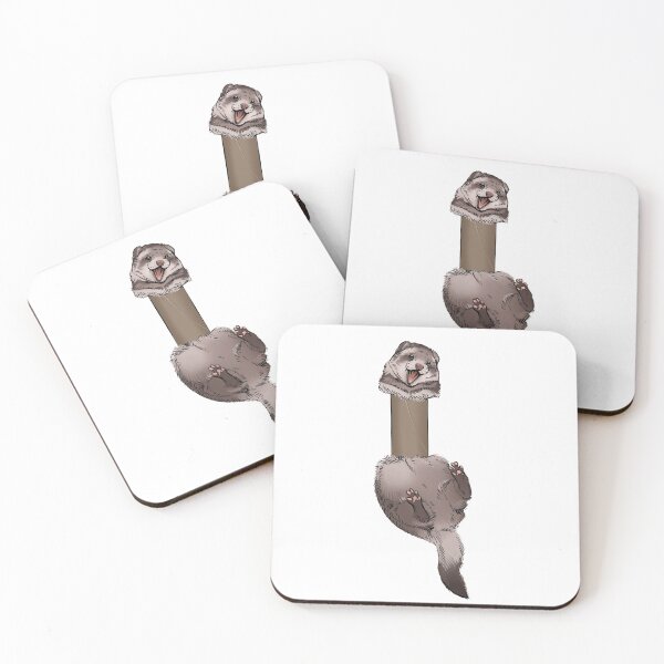 Item preview, Goofy Ferret & toilet paper designed and sold by Petcetera.