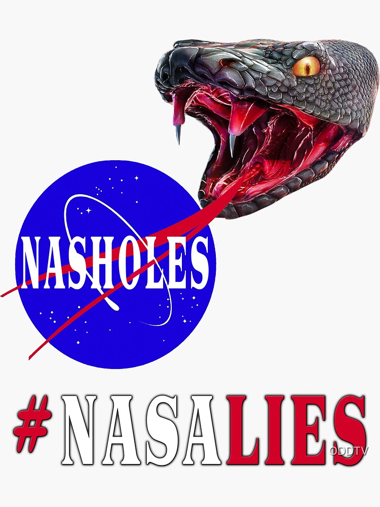 NASA Lies - NASHOLES | Sticker