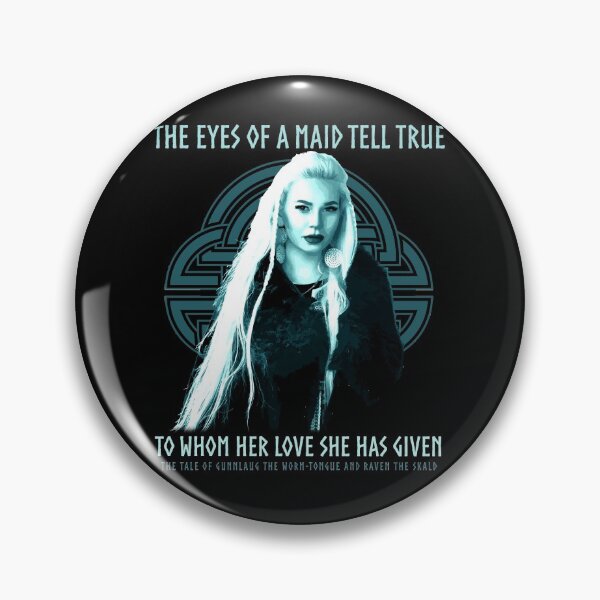 Item preview, The Eyes of a Maid Tell True, Norse Proverb, Vikings, Raven the Skald, Shield Maiden, Viking Gift designed and sold by Proverbial Wisdom Design.