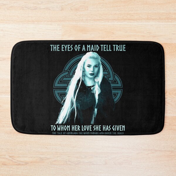 Item preview, The Eyes of a Maid Tell True, Norse Proverb, Vikings, Raven the Skald, Shield Maiden, Viking Gift designed and sold by Proverbial Wisdom Design.