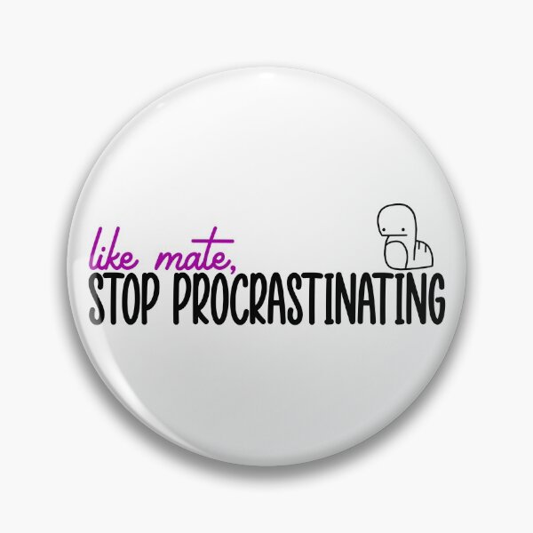 Item preview, Bang Chan ‘Stop Procrastinating’ designed and sold by StrayPop.