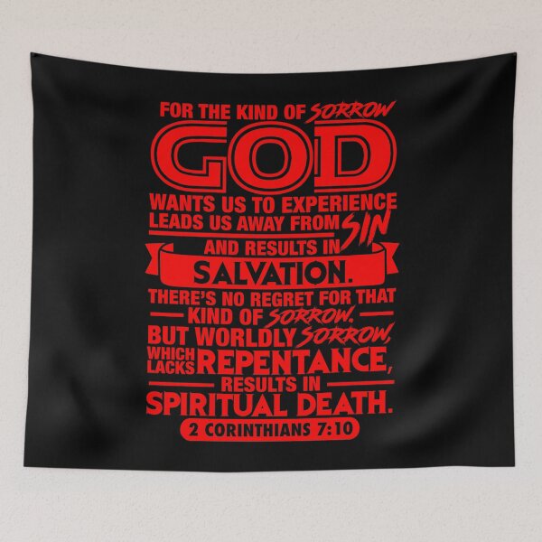 Item preview, 2 Corinthians 7:10 designed and sold by plushism.