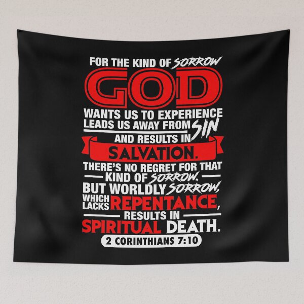 Item preview, 2 Corinthians 7:10 designed and sold by plushism.