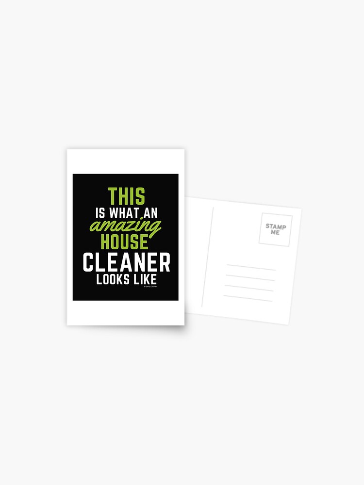 I Like to Clean it Clean it Housekeeper Cleaning Lady Gifts Postcard for  Sale by SavvyCleaner