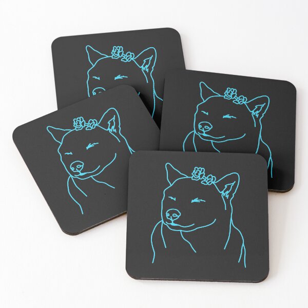 Item preview, Shiba Neon Doodle designed and sold by Astrovada.