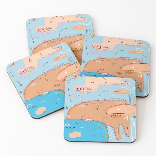Item preview, Water Park goes over Sunset Mountain designed and sold by Georgina Fraser.